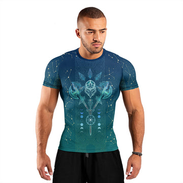 Celestial Warrior Armor Men's Short Sleeve Rash Guard