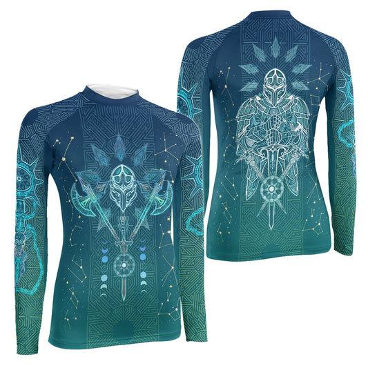 Celestial Warrior Armor Women's Long Sleeve Rash Guard