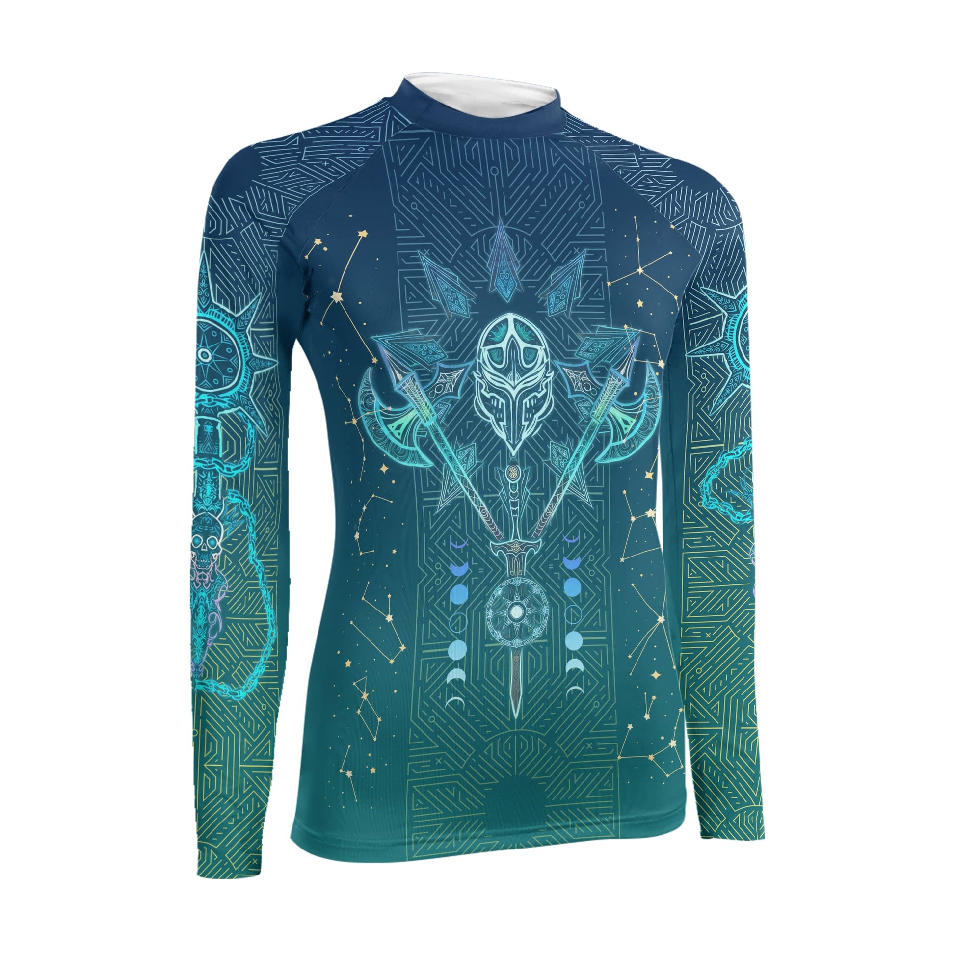 Celestial Warrior Armor Women's Long Sleeve Rash Guard