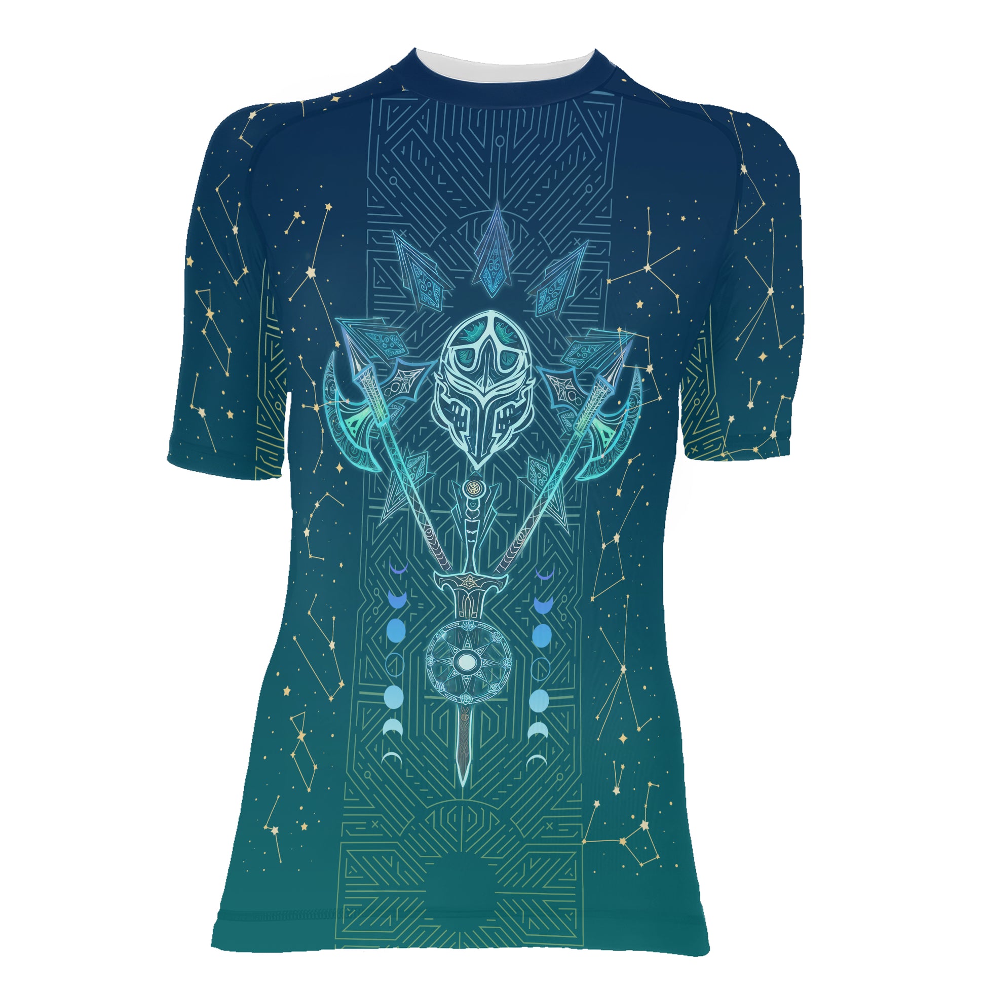 Celestial Warrior Armor Women's Short Sleeve Rash Guard