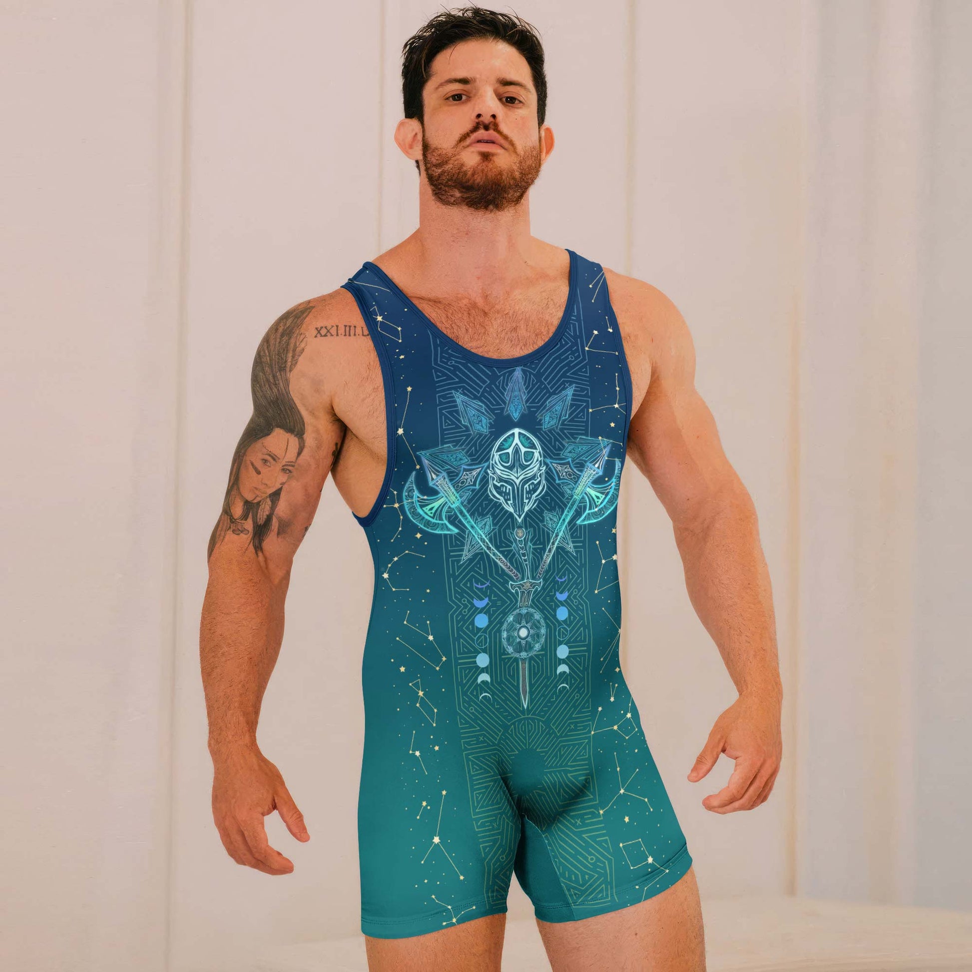 Celestial Warrior Armor Wrestling Singlets