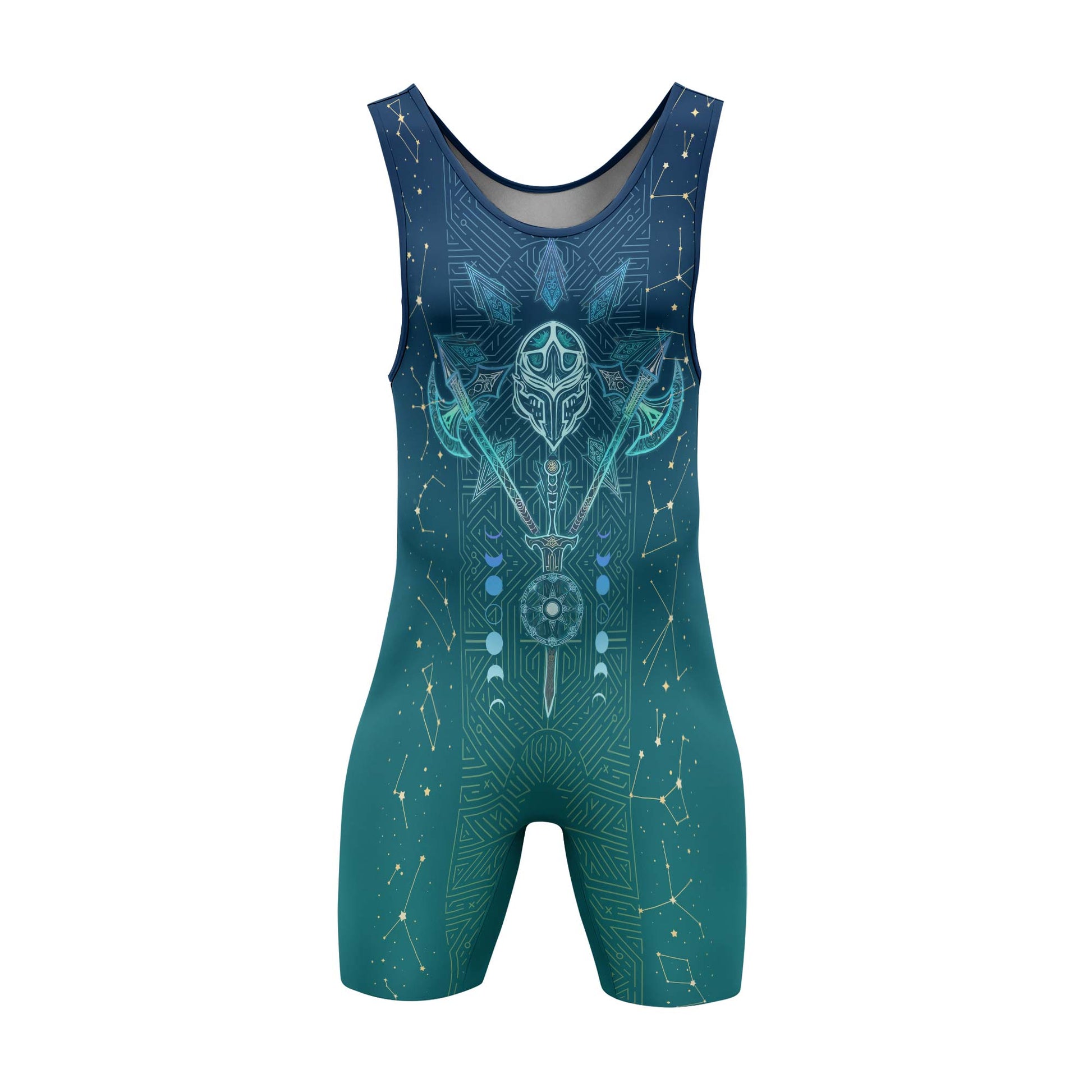 Celestial Warrior Armor Wrestling Singlets