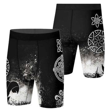 Celtic Tree of Life Compression Shorts