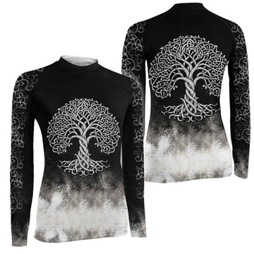 Celtic Tree of Life Women's Long Sleeve Rash Guard