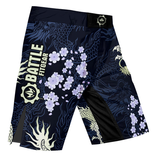 Cherry Blossom Dragon Fight Shorts