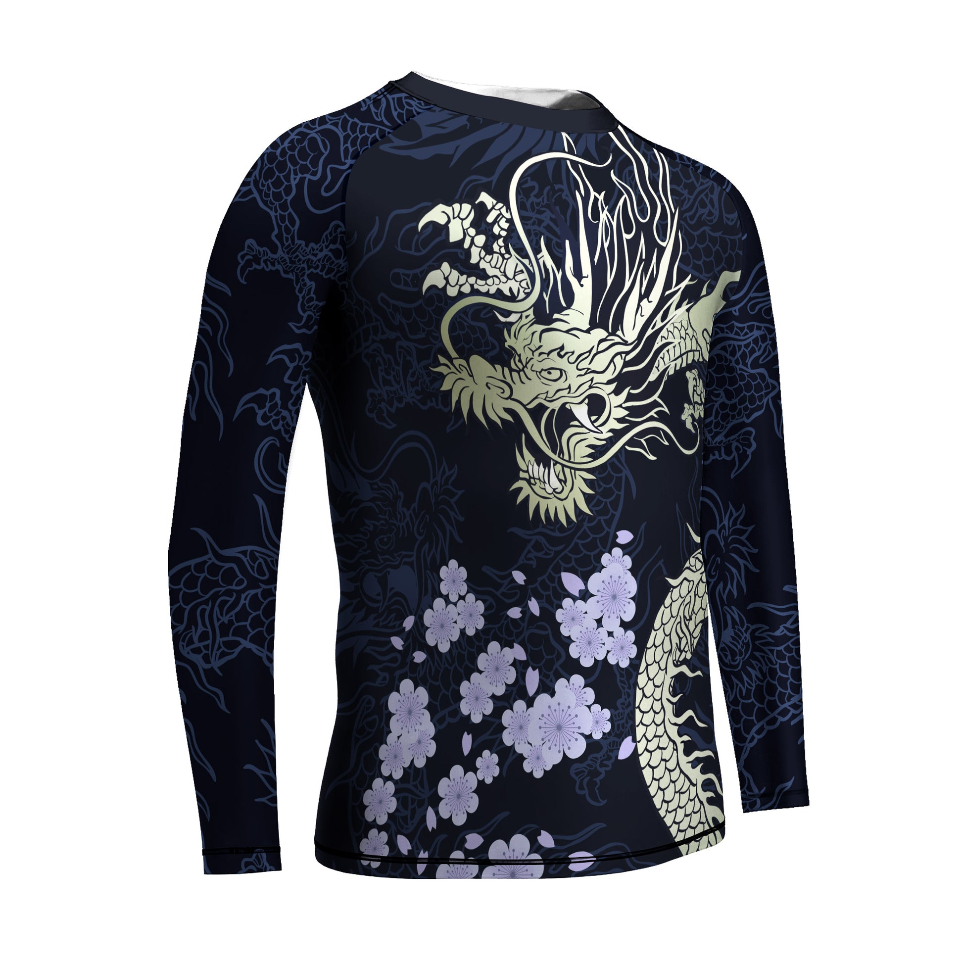 Cherry Blossom Dragon Kids Rash Guard