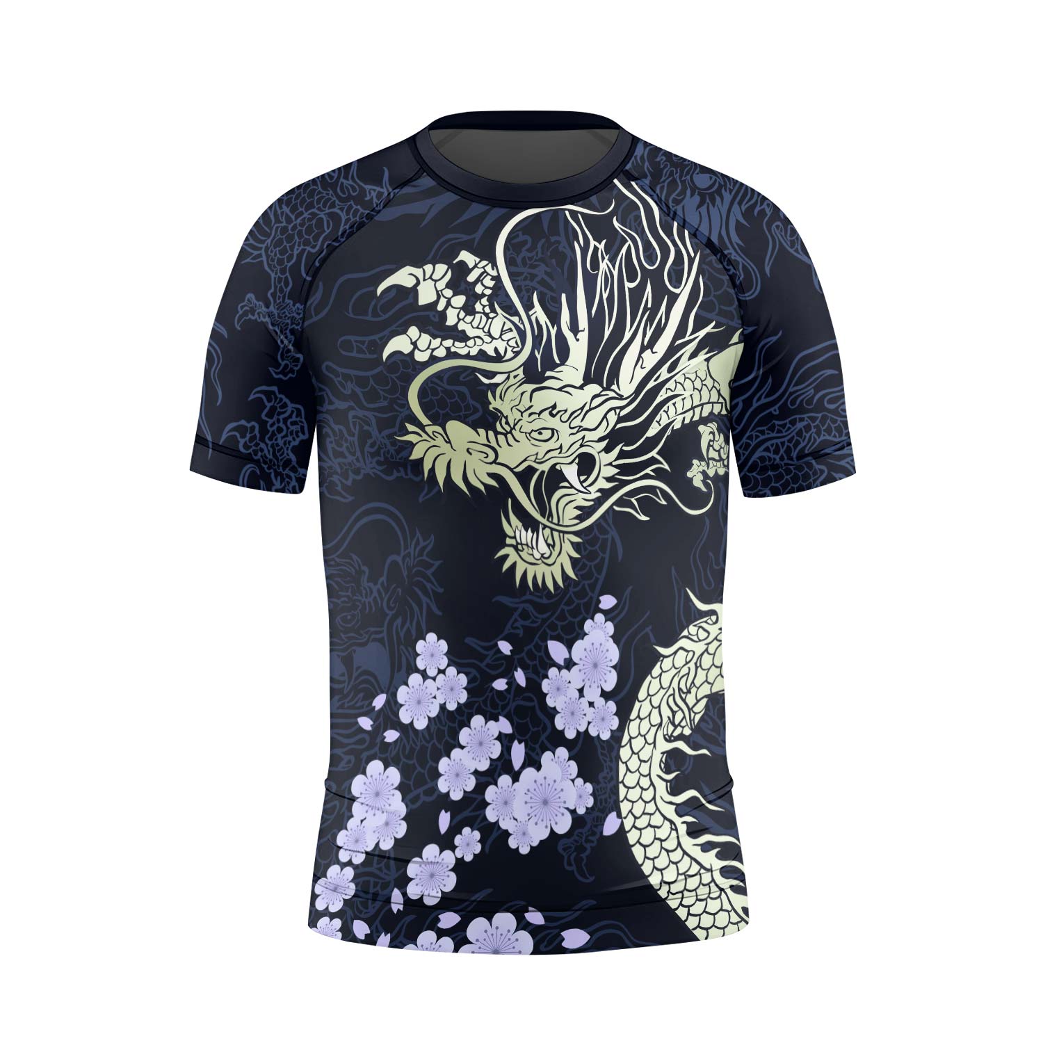 Cherry Blossom Dragon Kids Rash Guard - BattleFitGear