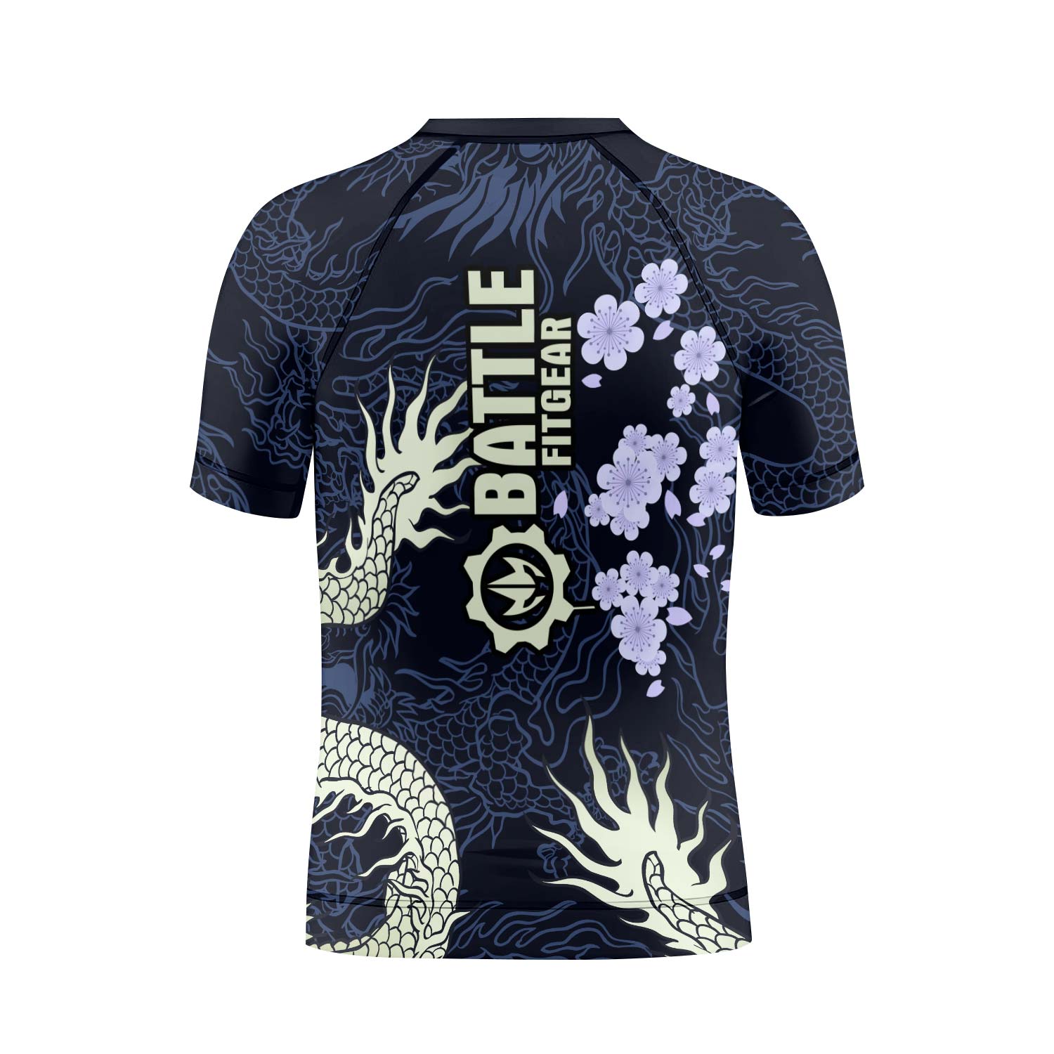 Cherry Blossom Dragon Kids Rash Guard - BattleFitGear