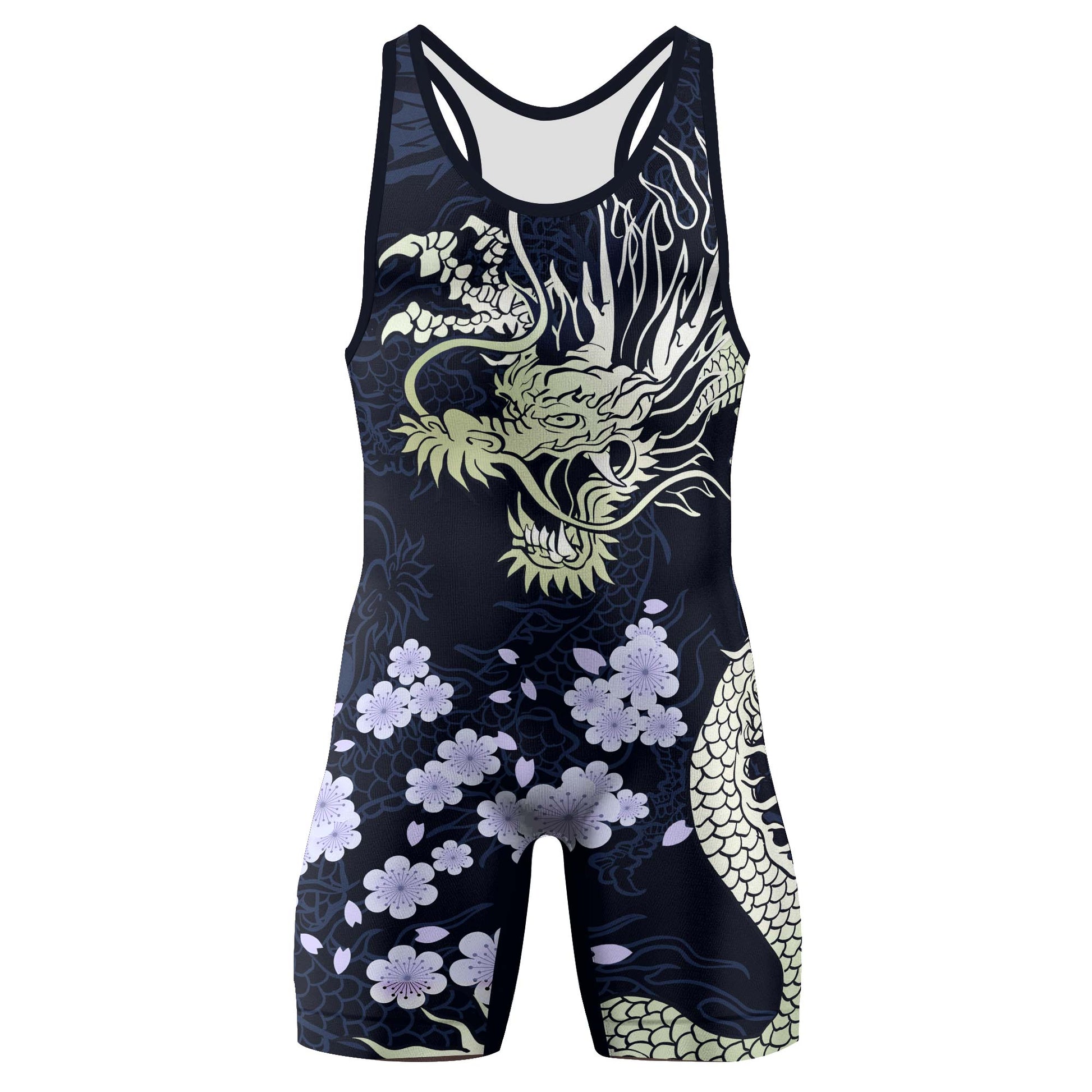 Cherry Blossom Dragon Wrestling Singlets