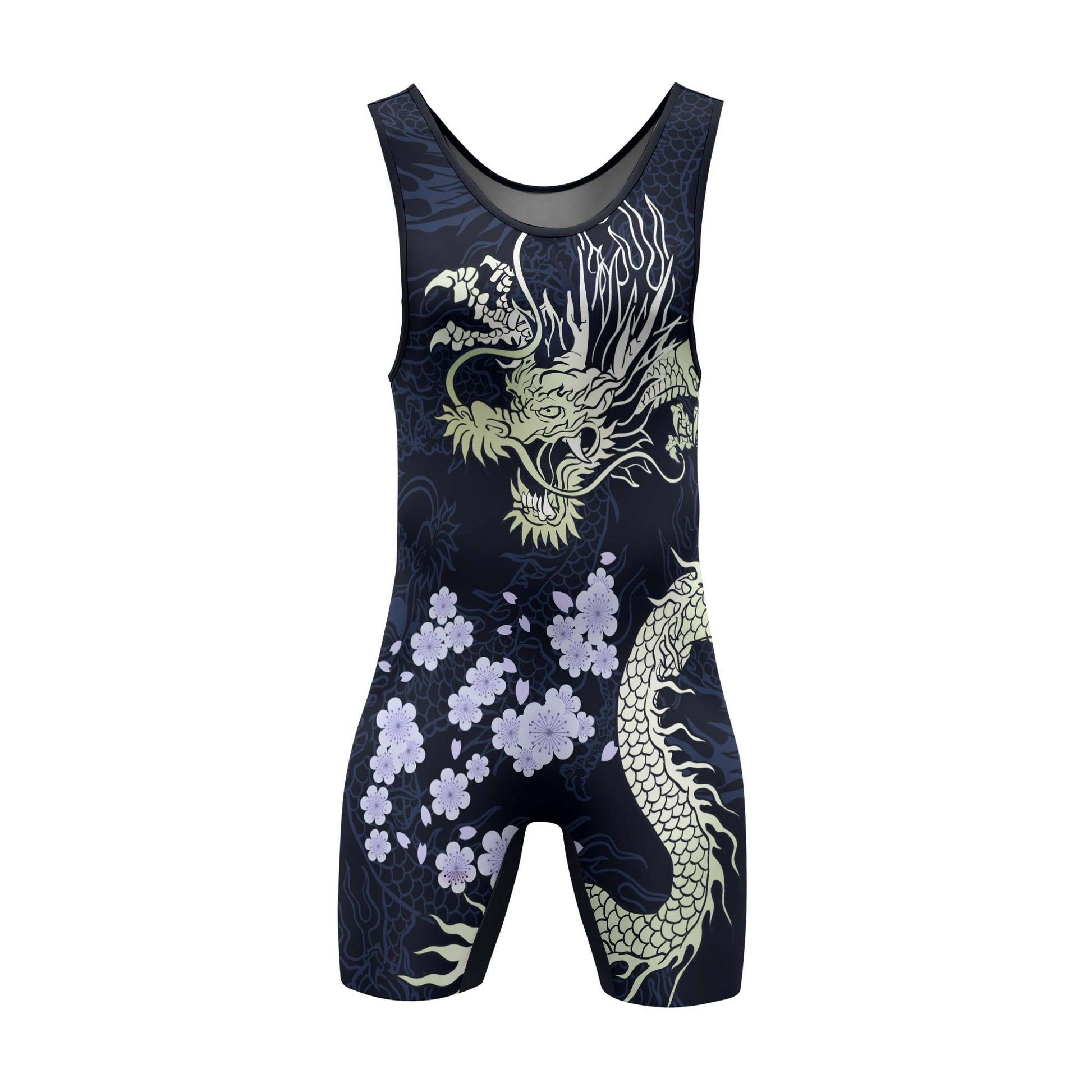 Cherry Blossom Dragon Wrestling Singlets