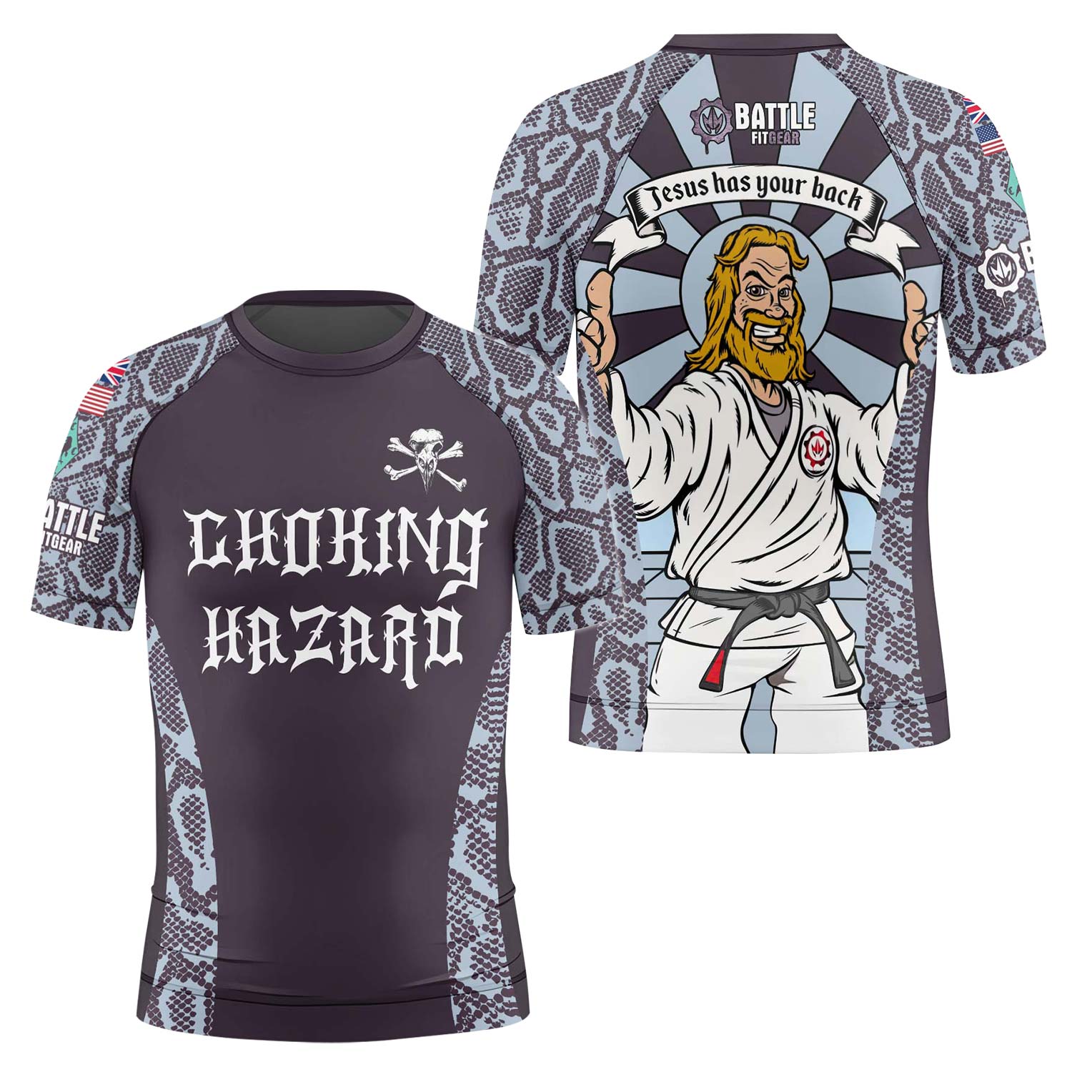 Choking Hazard Kids Rash Guard - BattleFitGear