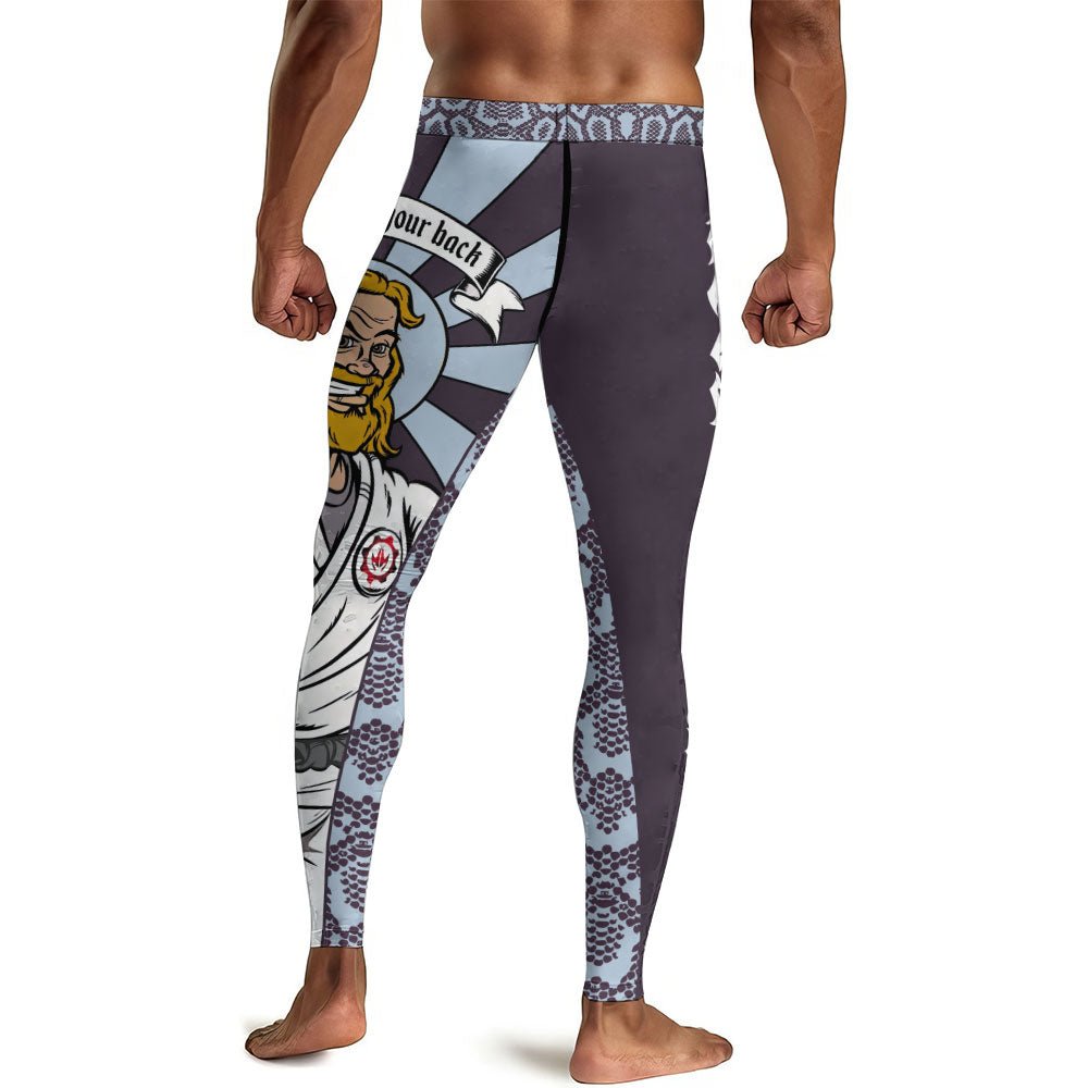 Choking Hazard Men's Compression Leggings - BattleFitGear