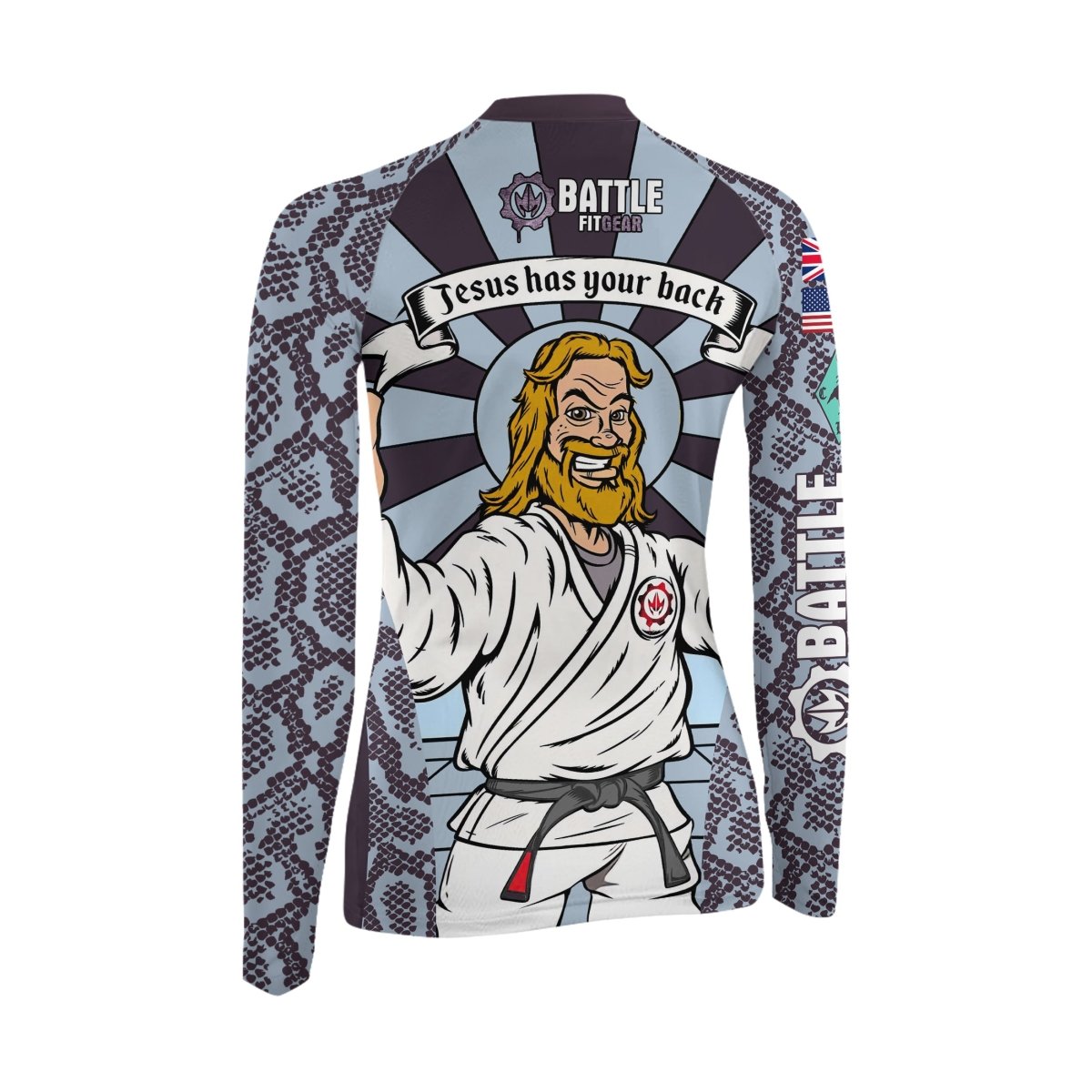 Choking Hazard Women's Long Sleeve Rash Guard - BattleFitGear