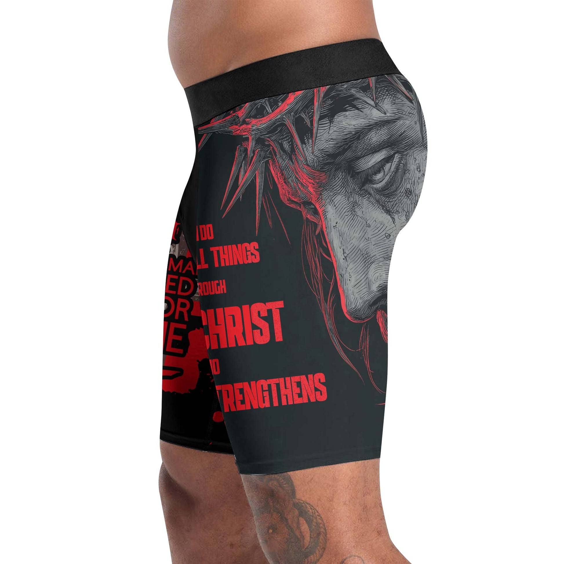 Christ Fell in Love With Human Compression Shorts