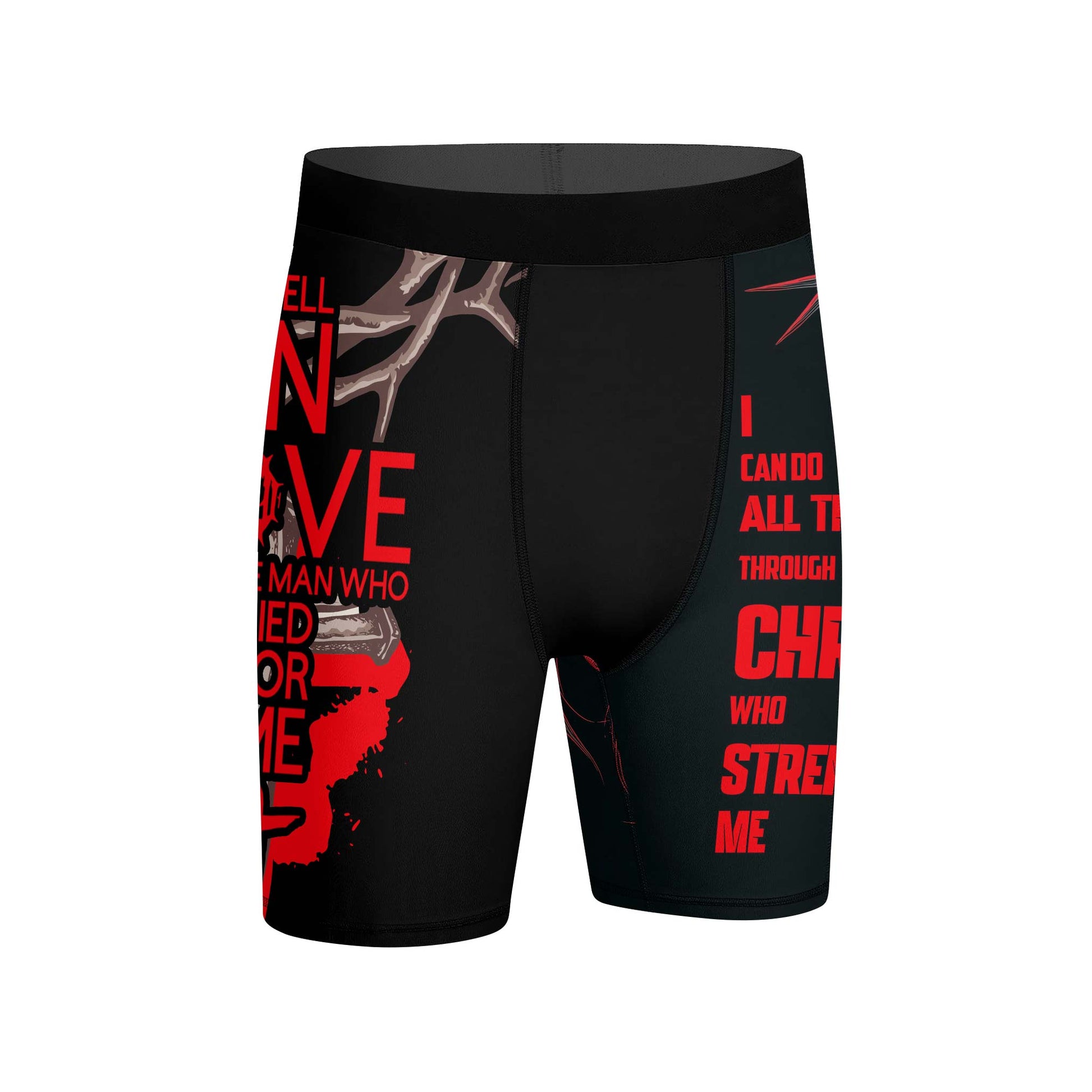 Christ Fell in Love With Human Compression Shorts