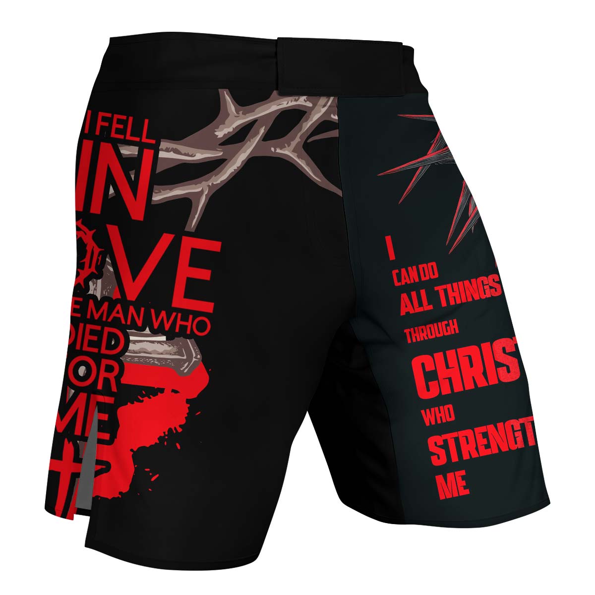 Christ Fell in Love With Human Fight Shorts