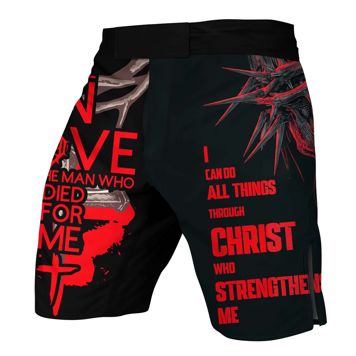 Christ Fell in Love With Human Fight Shorts