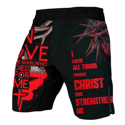 Christ Fell in Love With Human Fight Shorts