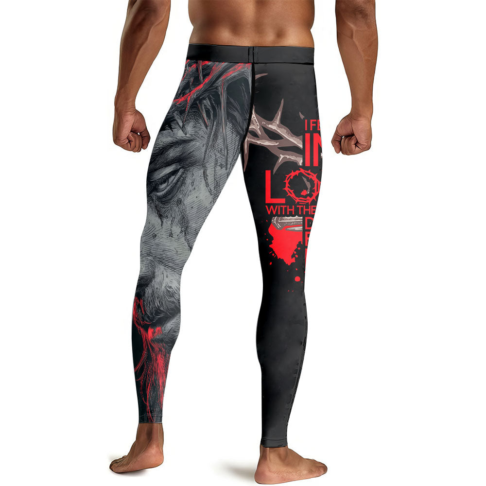 Christ Fell in Love With Human Men's Compression Leggings