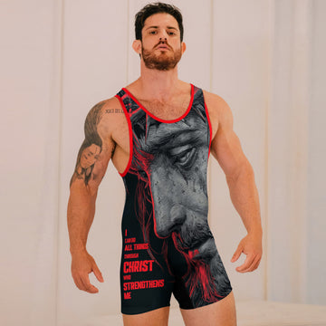 Christ Fell in Love With Human Wrestling Singlets