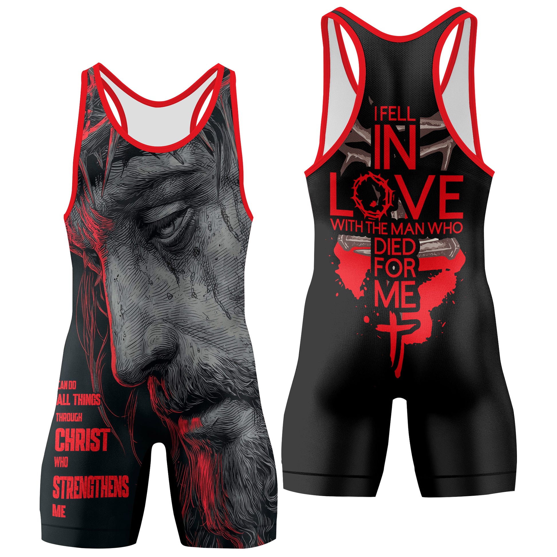 Christ Fell in Love With Human Wrestling Singlets