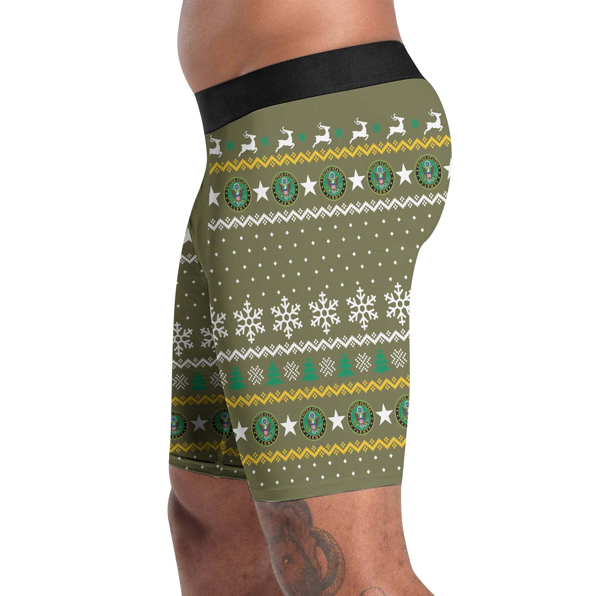 Christmas Army Compression Shorts