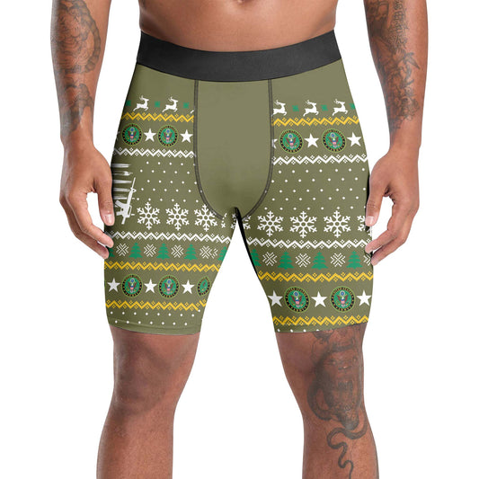 Christmas Army Compression Shorts
