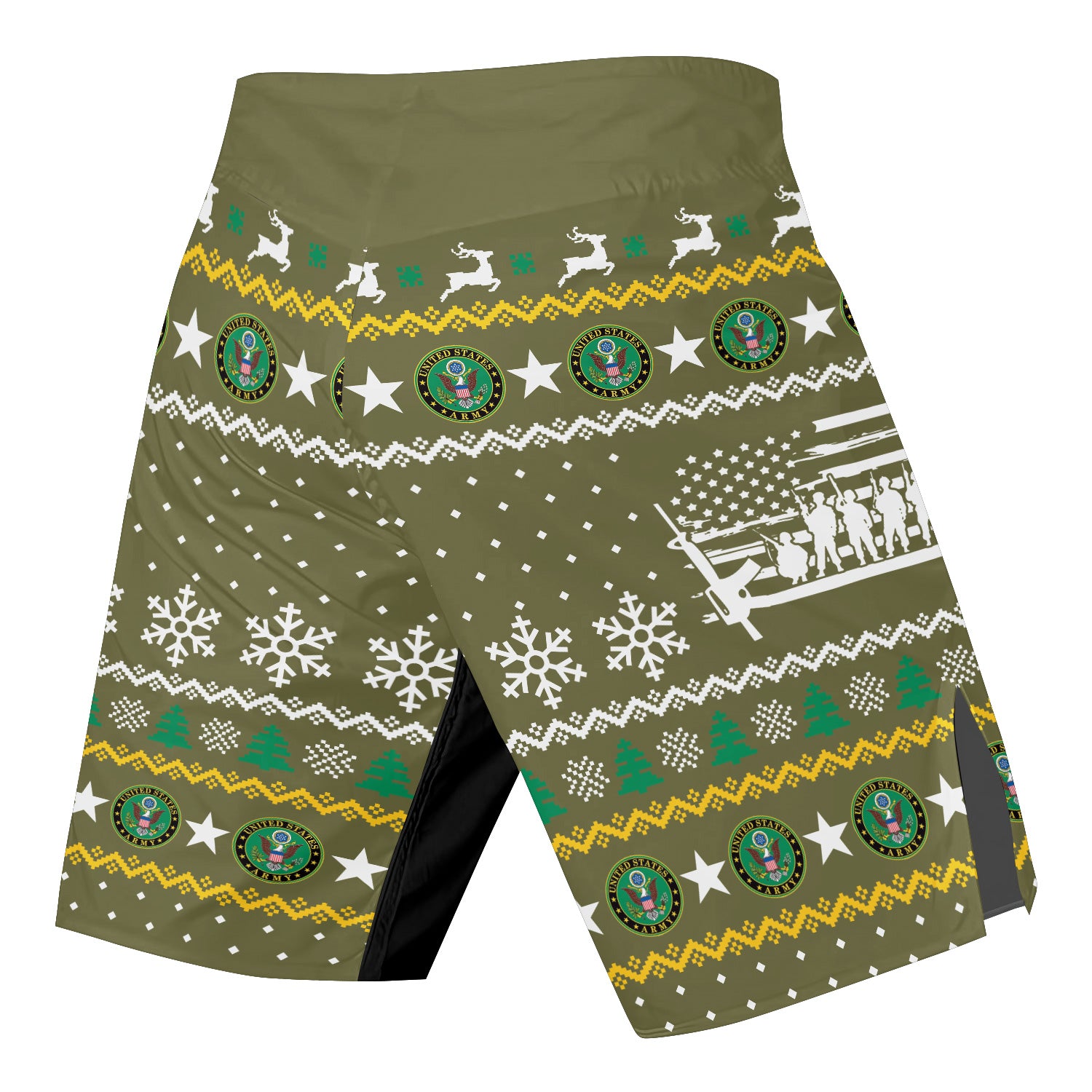 Christmas Army Fight Shorts