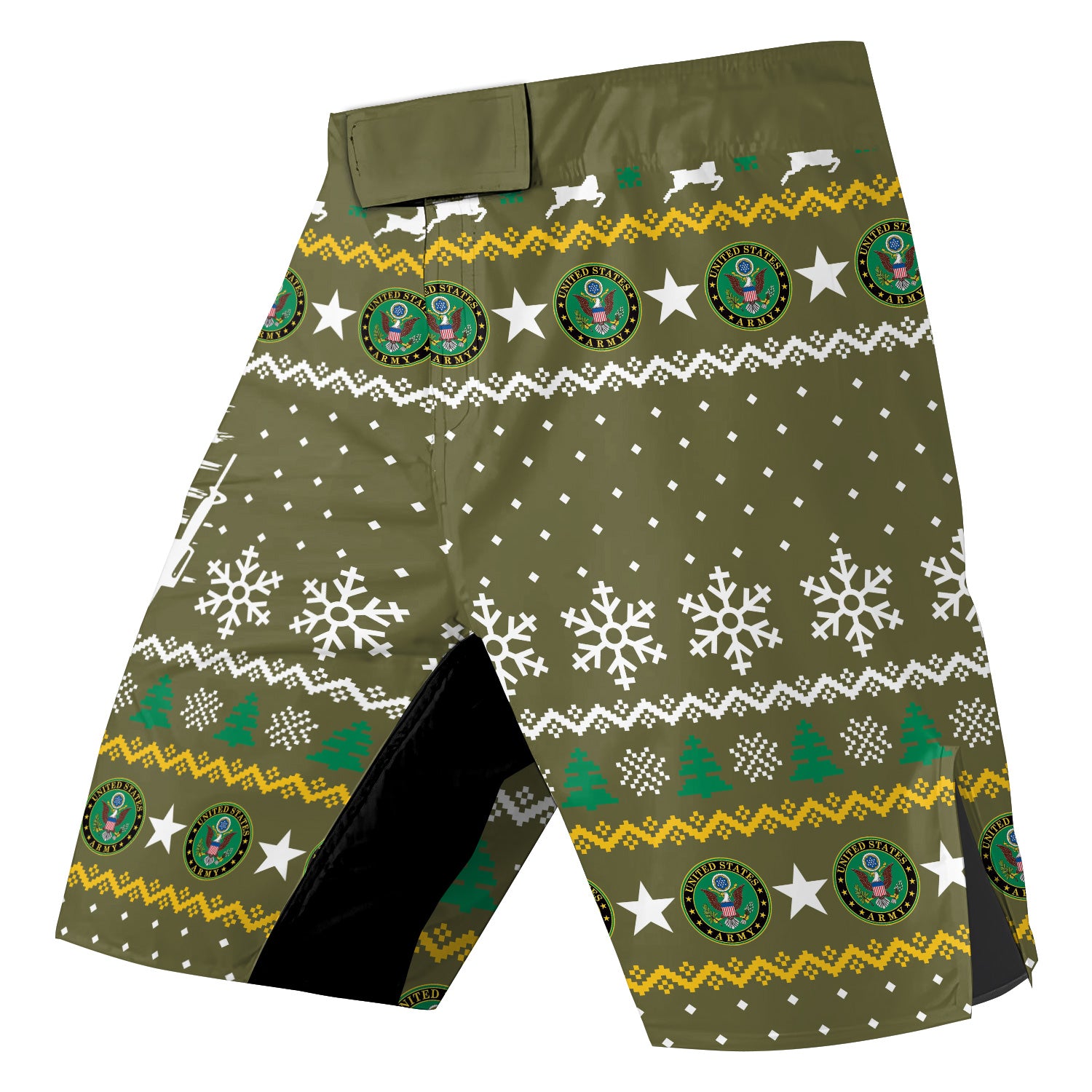 Christmas Army Fight Shorts