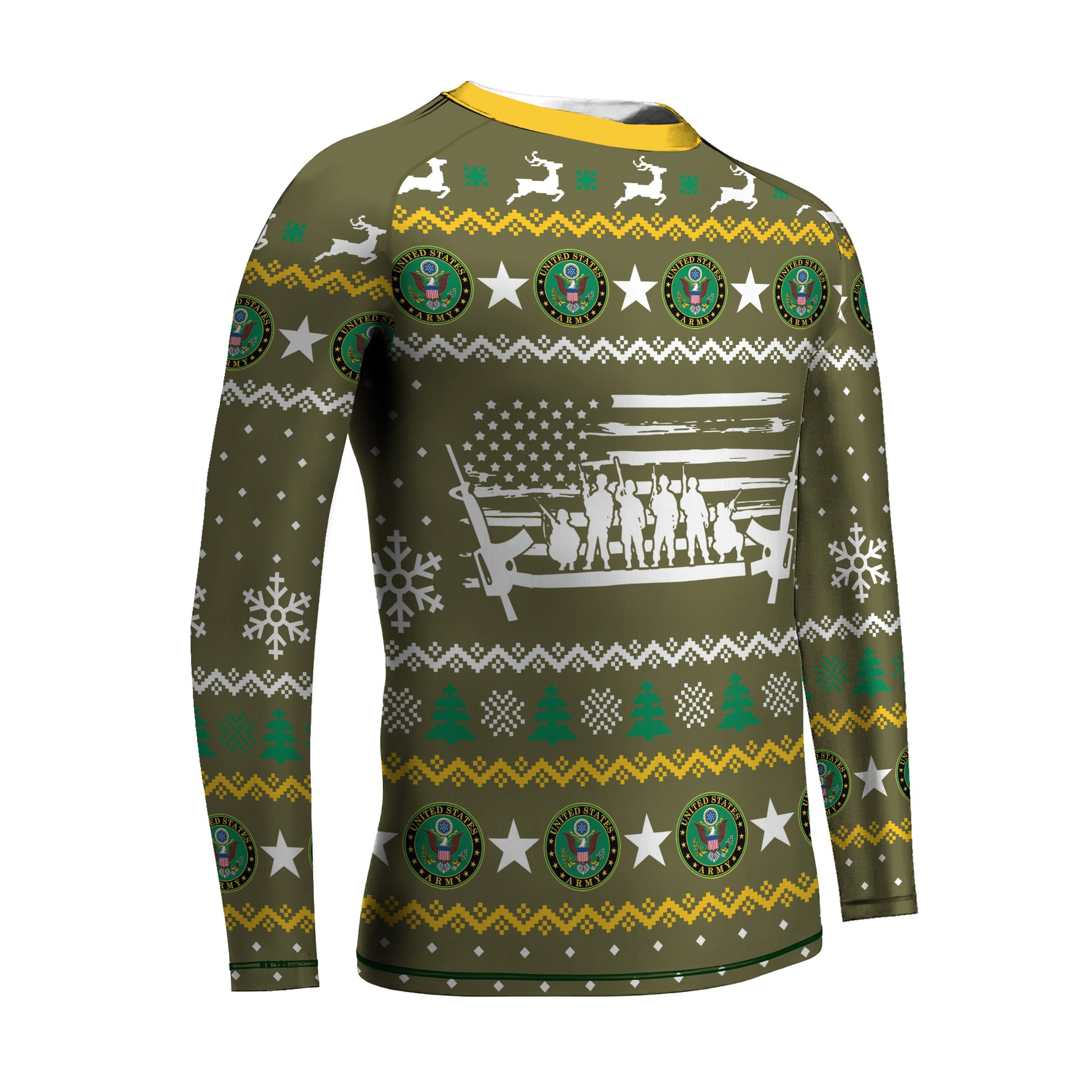 Christmas Army Kids Rash Guard