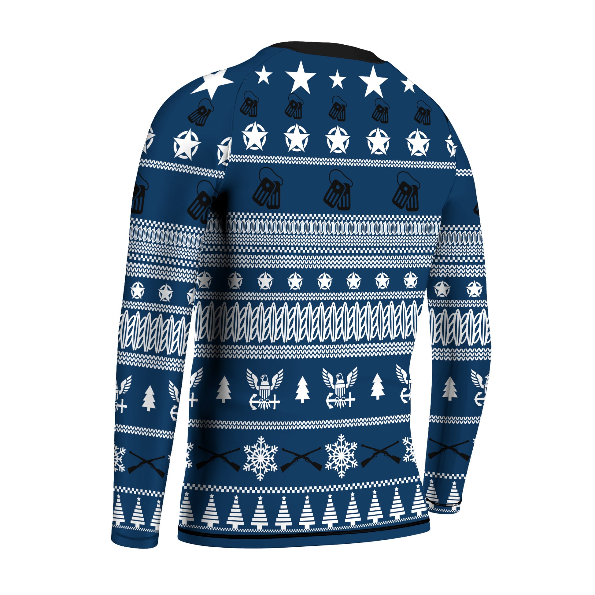Christmas Navy Kids Rash Guard