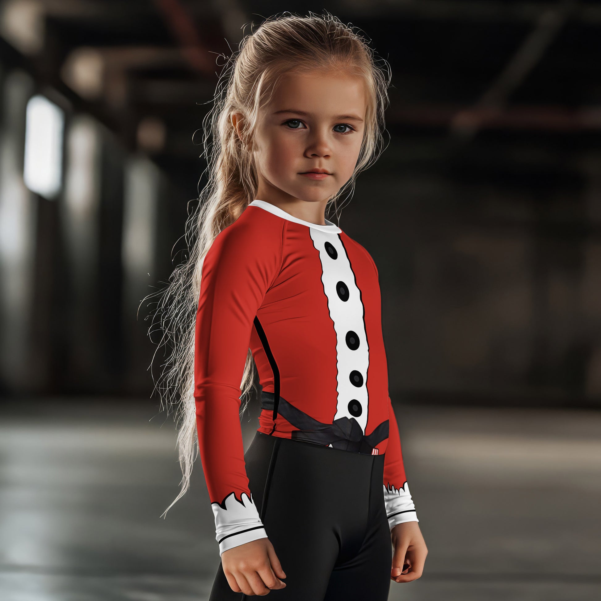 Christmas Santa Jiu Jitsu Kids Rash Guard