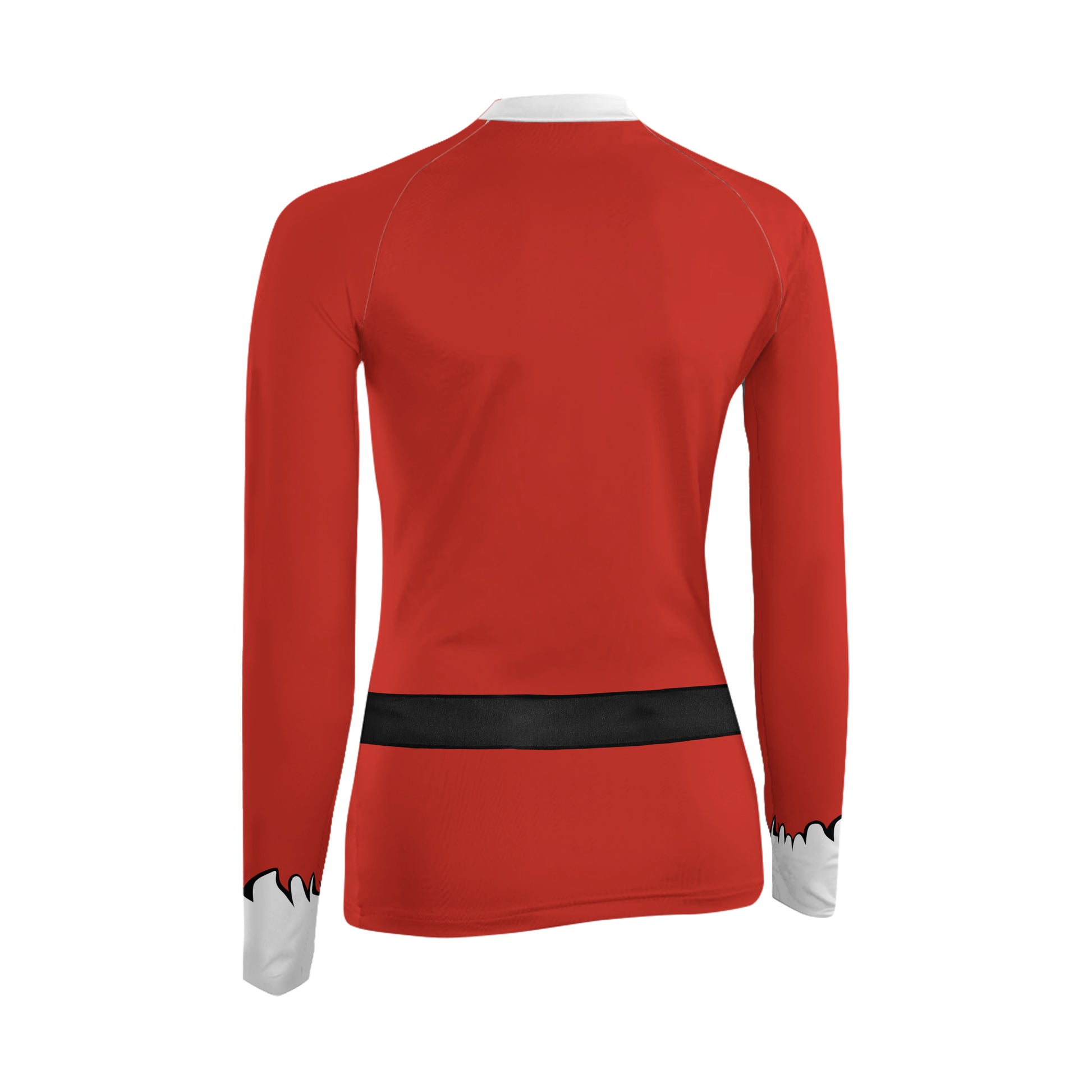Christmas Santa Jiu Jitsu Women's Long Sleeve Rash Guard