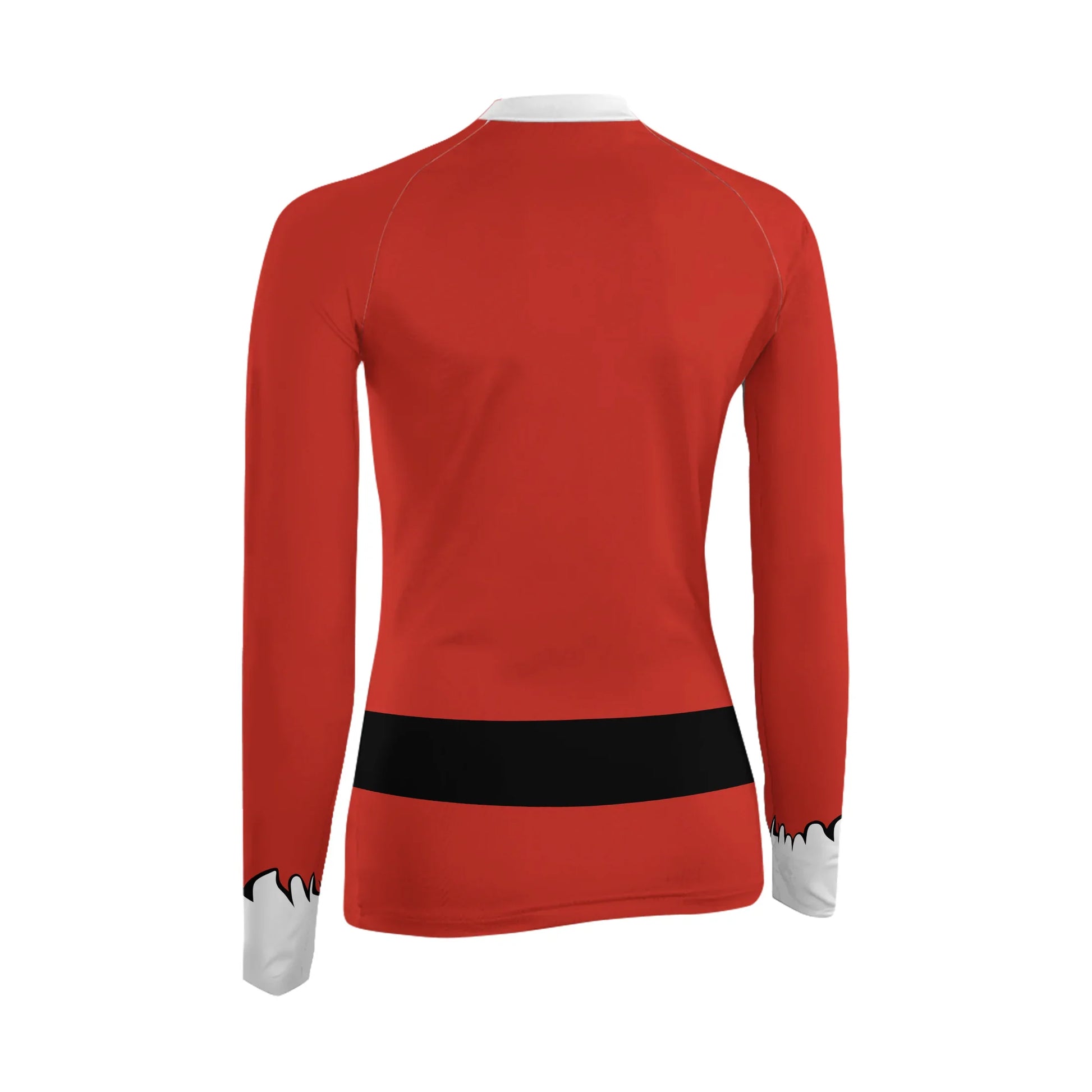 Christmas Santa Jiu Jitsu Women's Long Sleeve Rash Guard