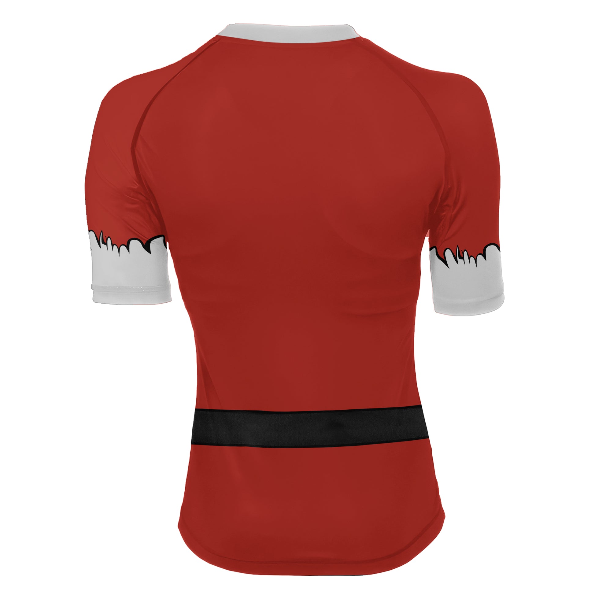 Christmas Santa Jiu Jitsu Women's Short Sleeve Rash Guard