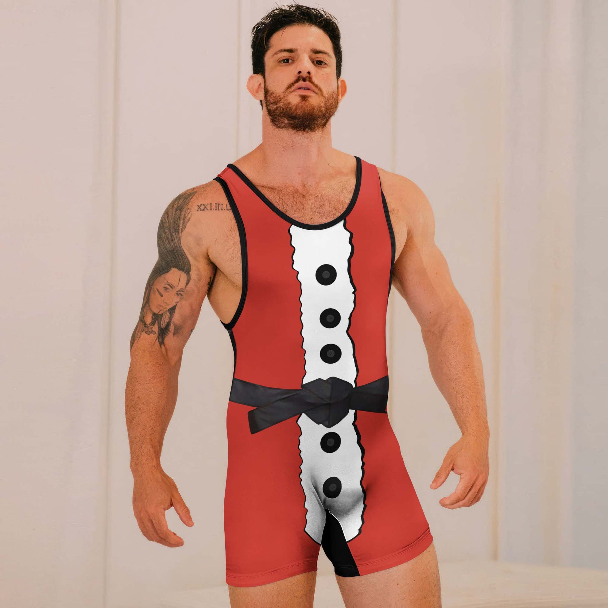 Christmas Santa Jiu Jitsu Wrestling Singlets