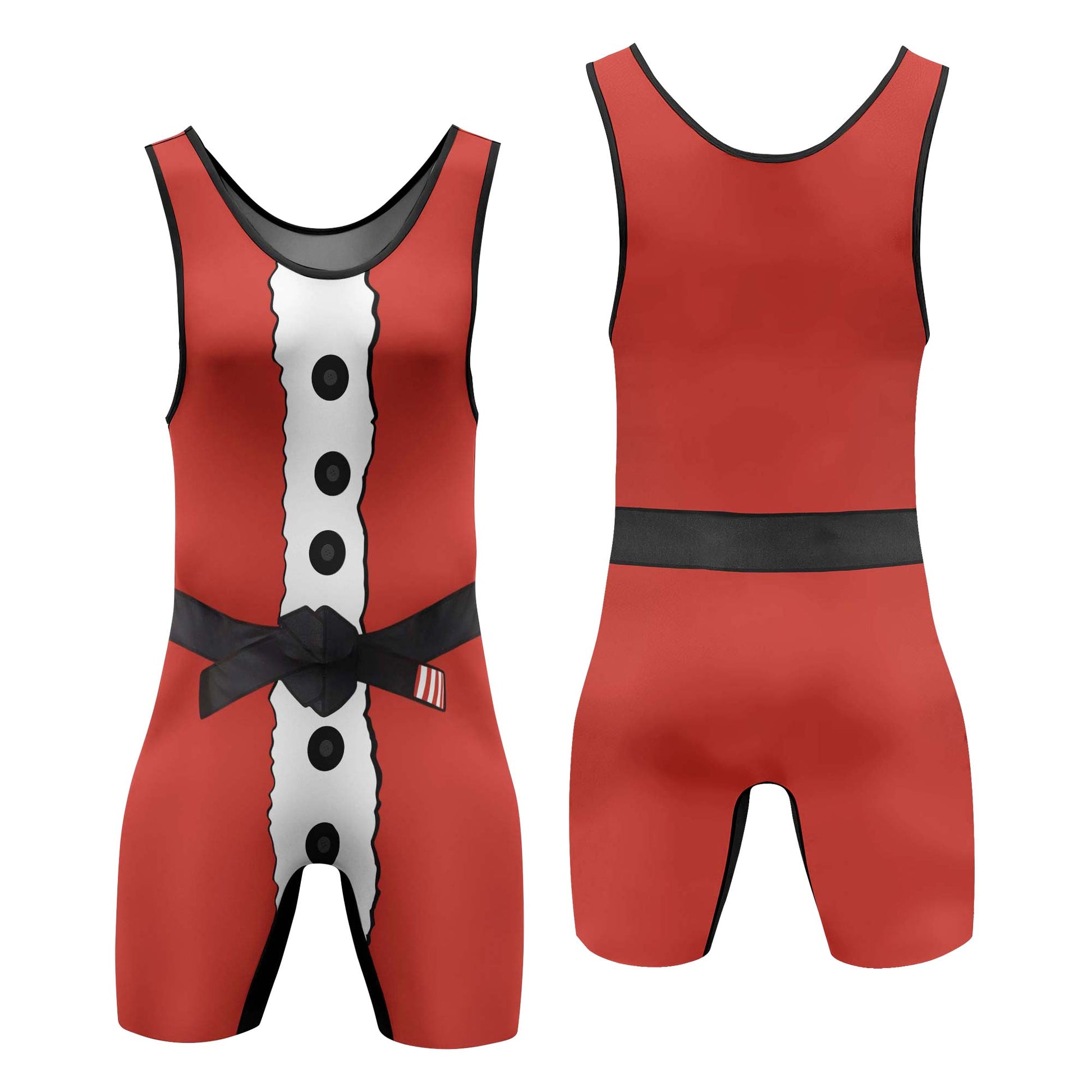 Christmas Santa Jiu Jitsu Wrestling Singlets