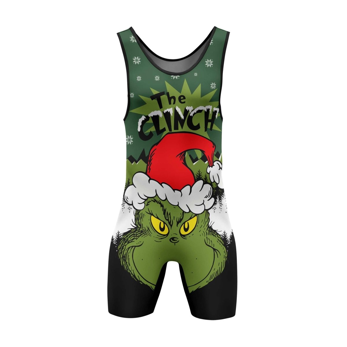 Clinch Santa Clause Wrestling Singlets - BattleFitGear