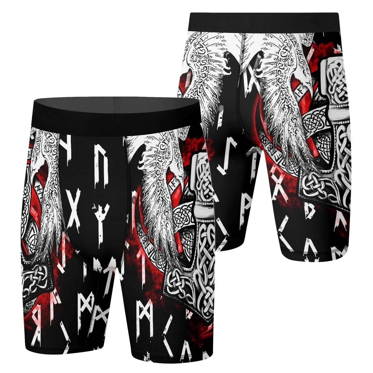 Cool Eagle Vegvisir Compression Shorts - BattleFitGear
