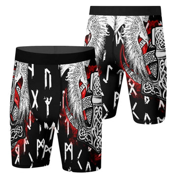 Cool Eagle Vegvisir Compression Shorts - BattleFitGear