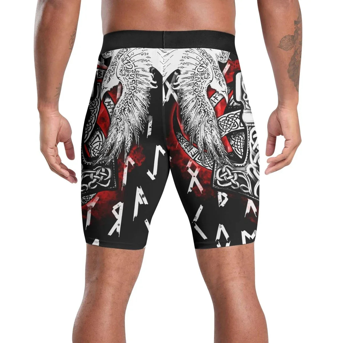 Cool Eagle Vegvisir Compression Shorts - BattleFitGear