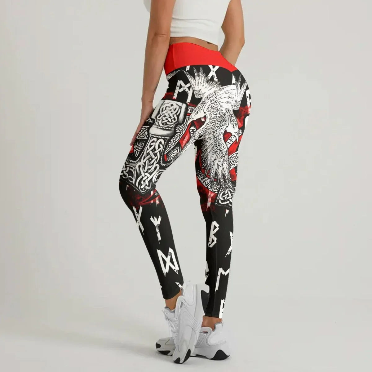 Cool Eagle Vegvisir Leggings - BattleFitGear