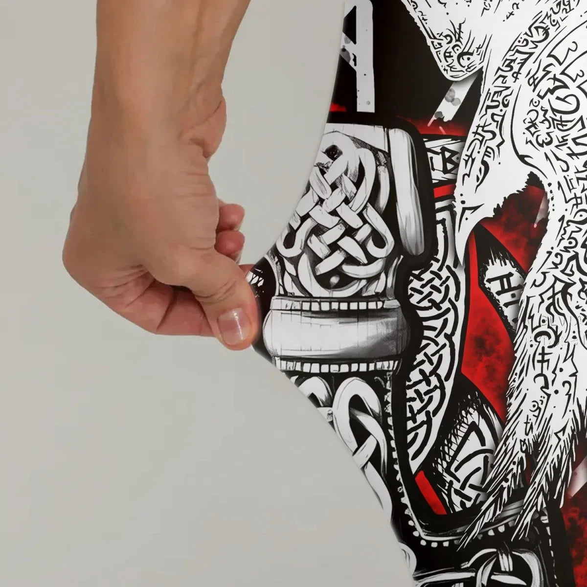 Cool Eagle Vegvisir Leggings - BattleFitGear