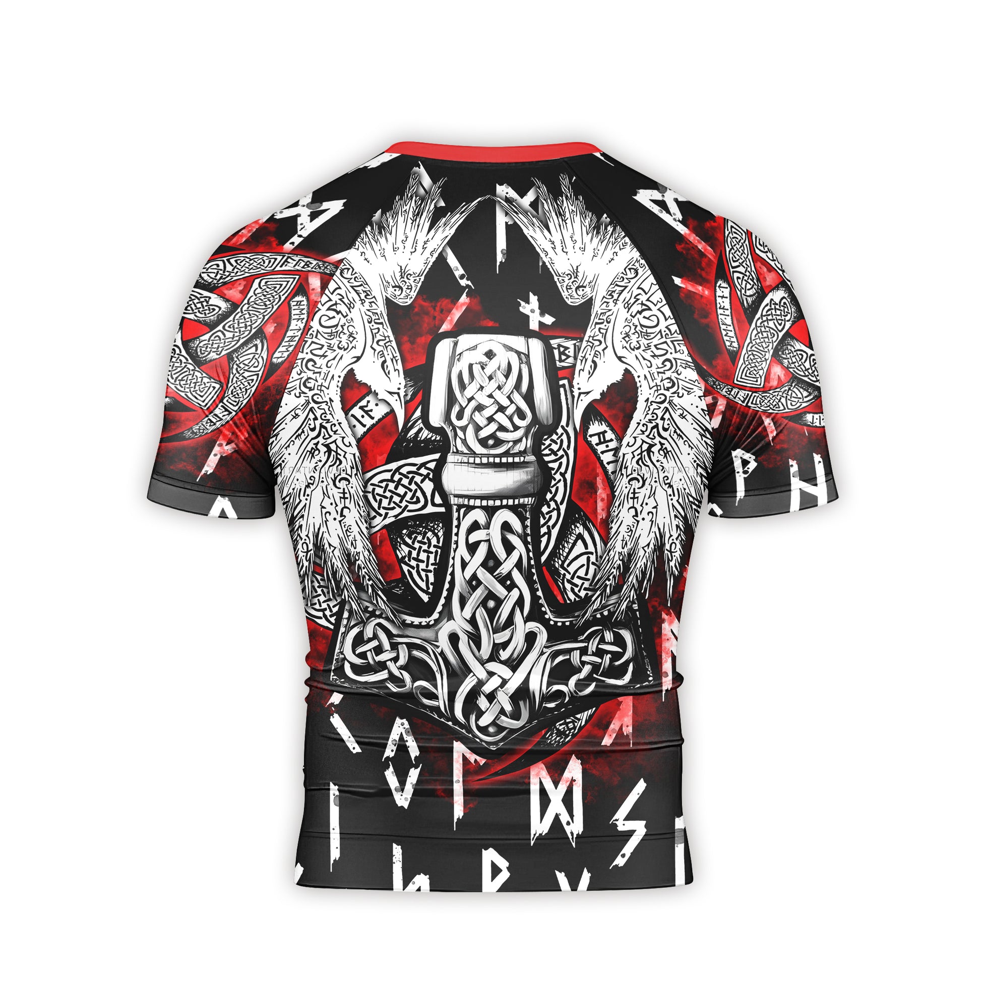 Cool Eagle Vegvisir Men's Short Sleeve Rash Guard