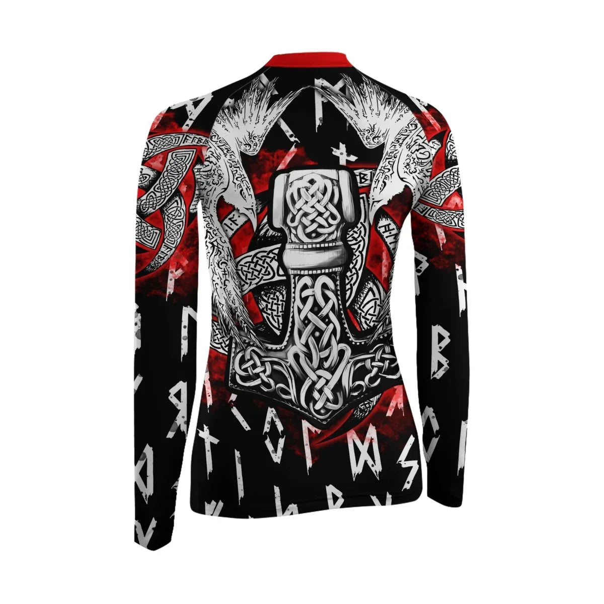 Cool Eagle Vegvisir Women's Long Sleeve Rash Guard - BattleFitGear