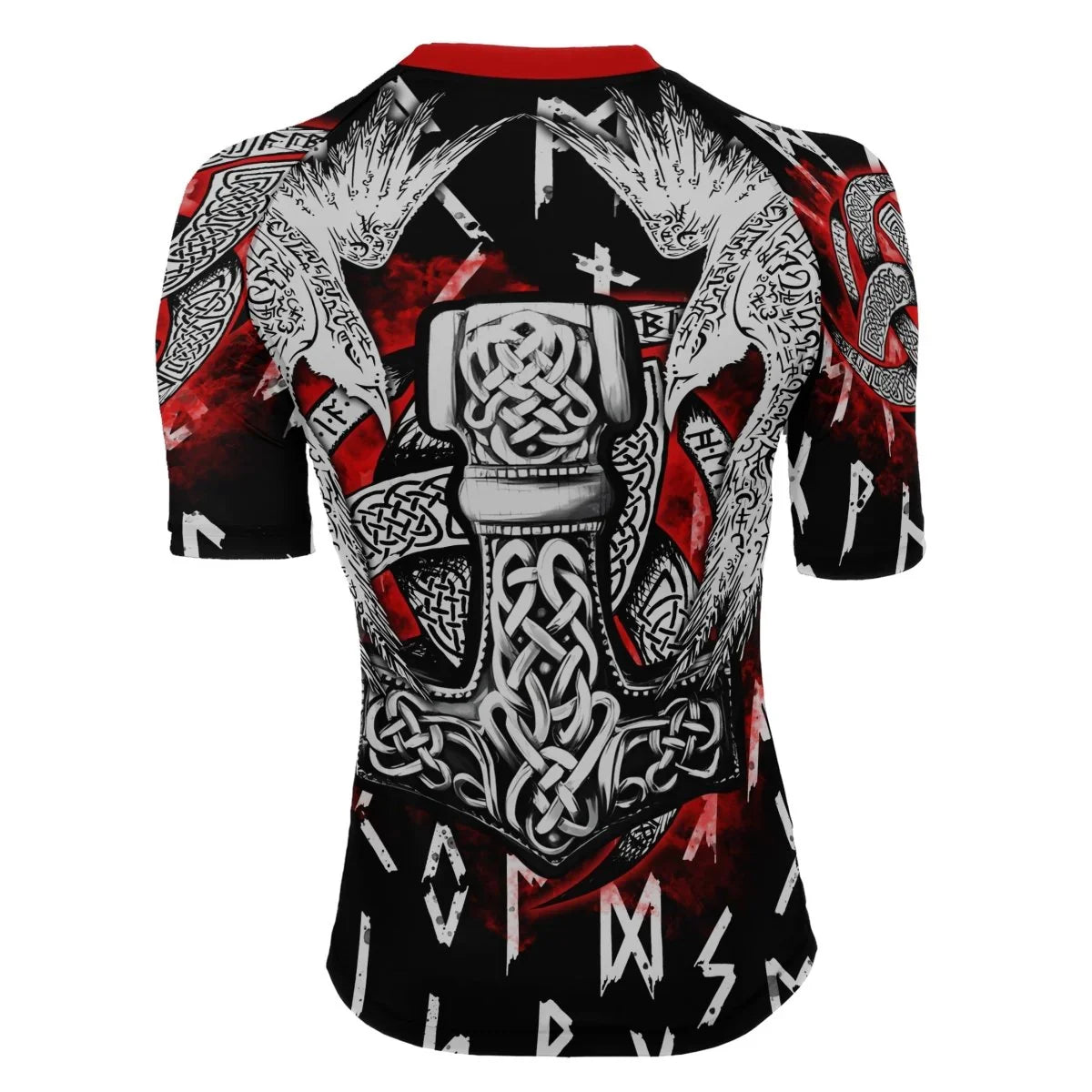 Cool Eagle Vegvisir Women's Short Sleeve Rash Guard - BattleFitGear
