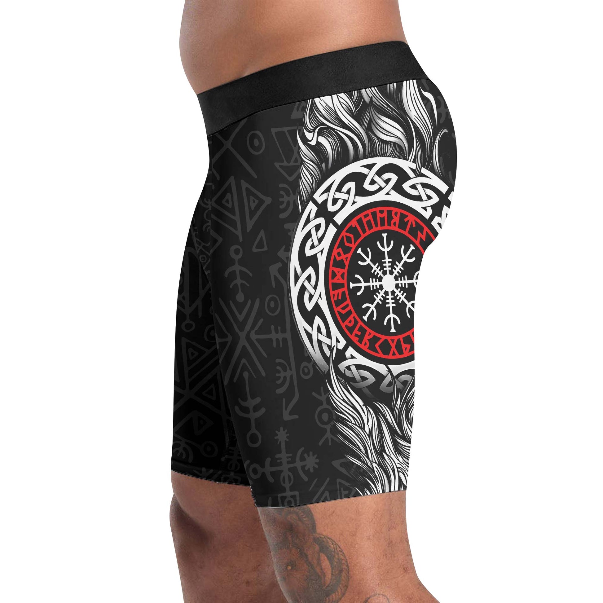 Cool Wolf Vegvisir Compression Shorts