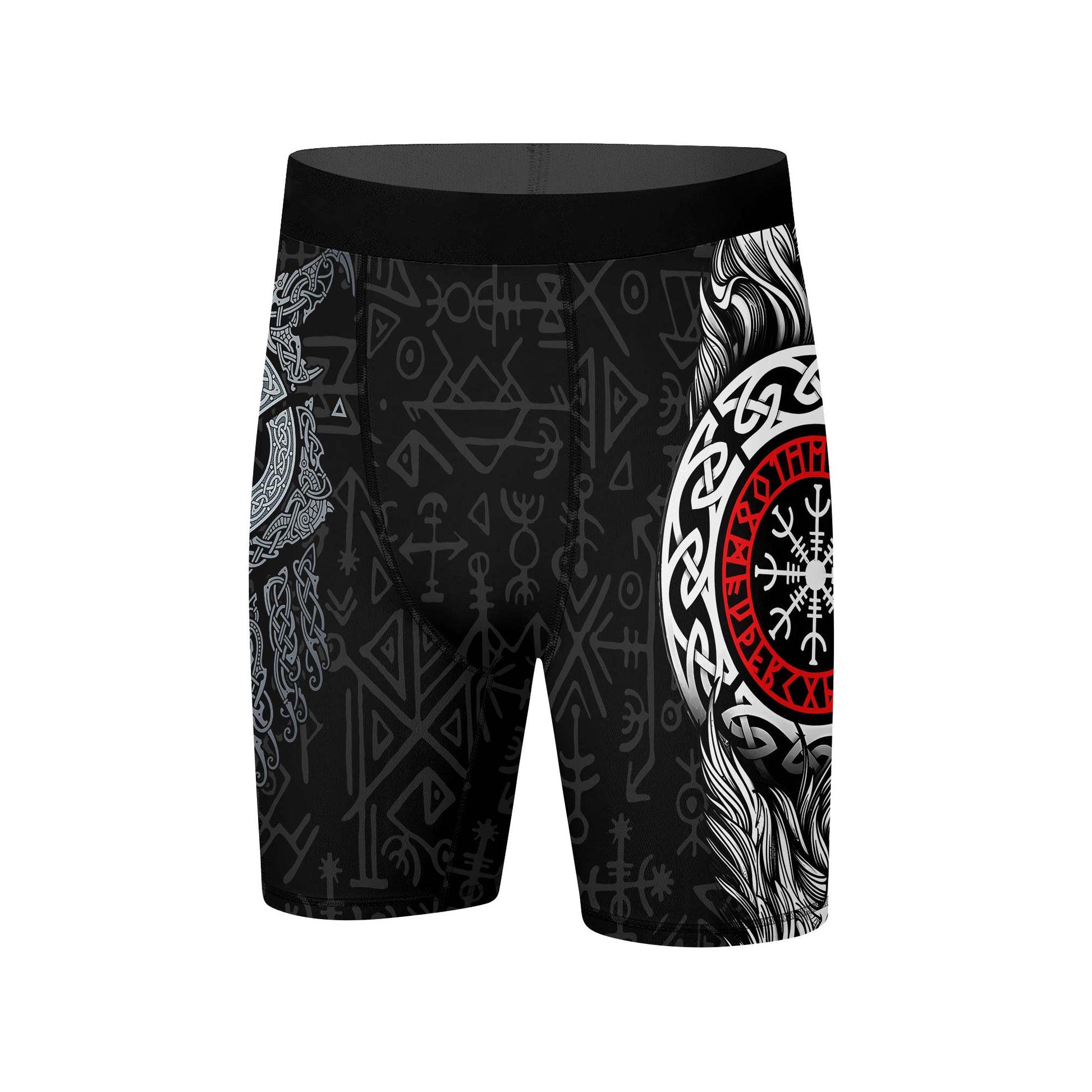 Cool Wolf Vegvisir Compression Shorts