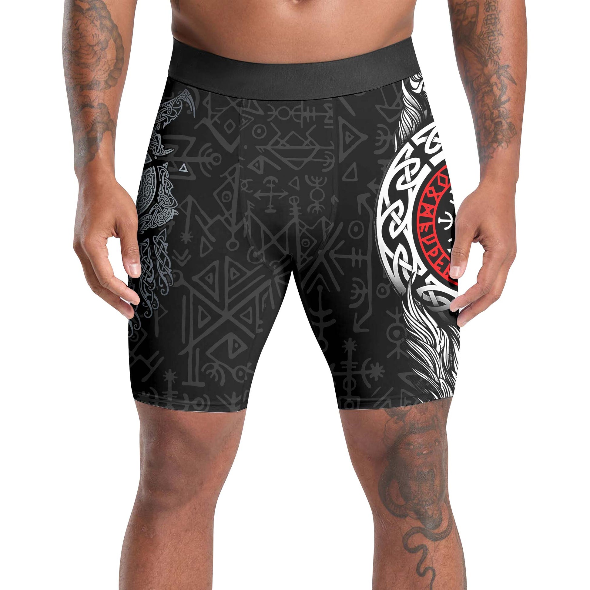 Cool Wolf Vegvisir Compression Shorts