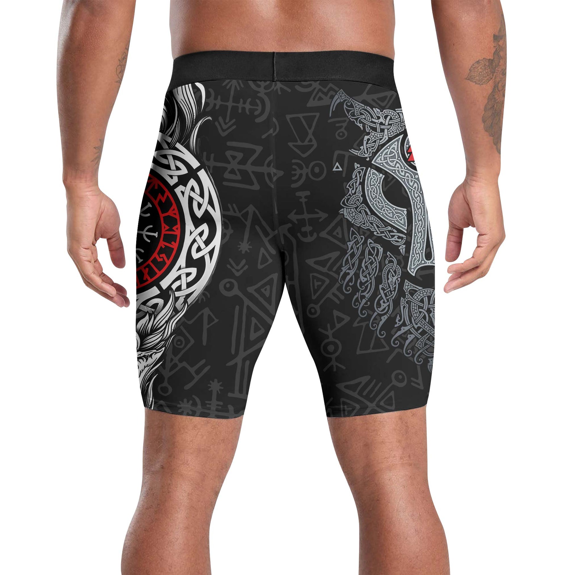 Cool Wolf Vegvisir Compression Shorts
